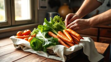 Il conserve ses légumes 2 fois plus longtemps grâce à ce geste simple oublié de nos grands-parents