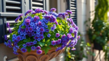 L'ageratum : la petite merveille qui révolutionne vos jardinières avec ses pompons colorés