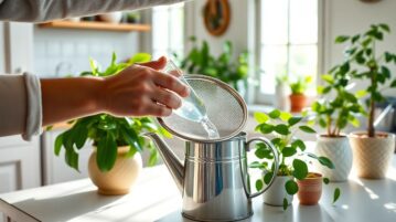 L'eau de frigo filtrée au tamis : le secret méconnu pour des plantes d'intérieur en pleine forme