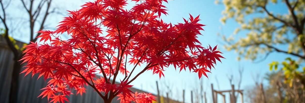 L'Érable Rouge du Japon : Le Petit Arbre Miracle qui Défie la Canicule avec son Feuillage Écarlate