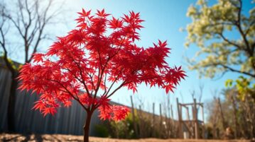 L'Érable Rouge du Japon : Le Petit Arbre Miracle qui Défie la Canicule avec son Feuillage Écarlate
