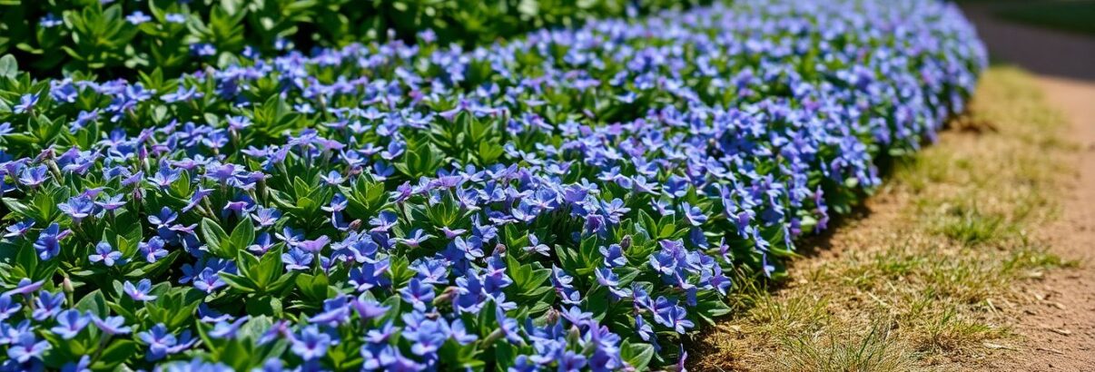 La Pervenche : Cette Couvre-Sol Miraculeuse Qui Transforme Vos Bordures Même Par Temps Sec