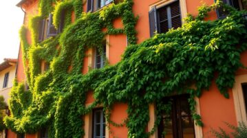 La vigne vierge sur les façades du sud : bienfaits insoupçonnés et solutions architecturales