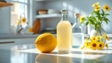 Le citron et le vinaigre blanc : ce duo magique qui nettoie toute la maison avec un parfum estival