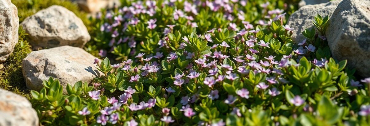 Le thym serpolet : un couvre-sol résistant qui pousse dans les cailloux et combat les mauvaises herbes