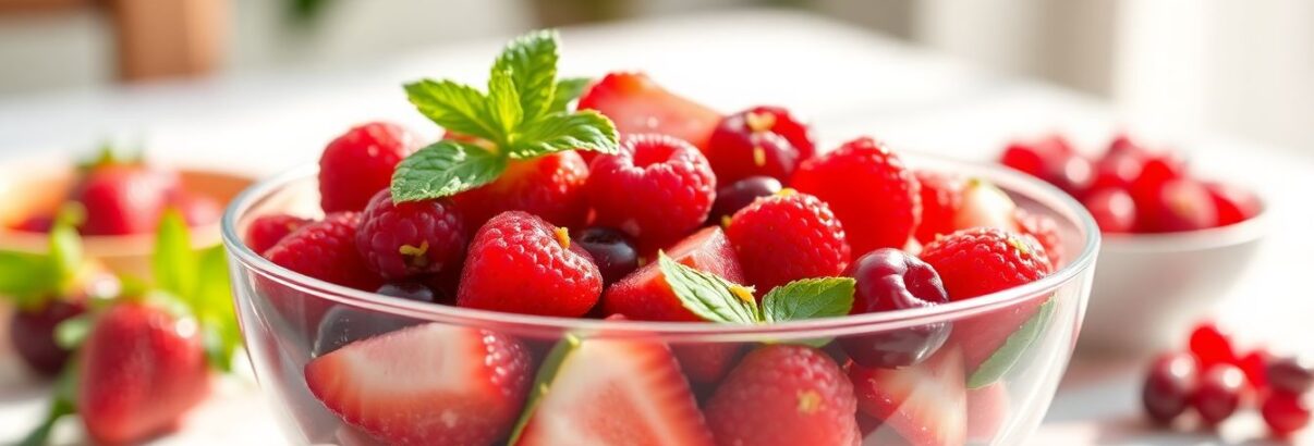 Salade de fruits rouges au citron vert et menthe : le dessert vitaminé qui révolutionne vos fins de repas
