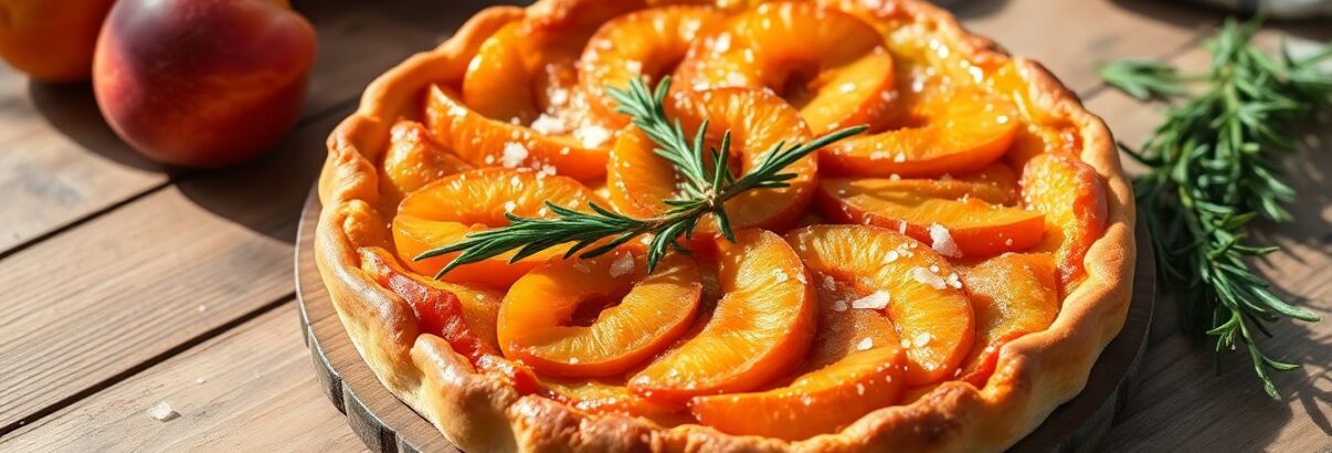 Tarte aux abricots et romarin : le mariage sucré-salé qui réveillera vos papilles