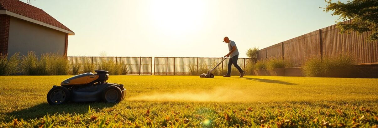 Tondre par 35°C : pourquoi votre pelouse vous en voudra (et comment l'éviter)