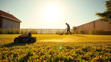 Tondre par 35°C : pourquoi votre pelouse vous en voudra (et comment l'éviter)