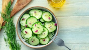 salade de concombres