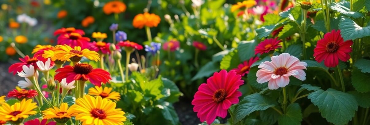 Associez fleurs et légumes : l'astuce naturelle pour attirer l'humidité et fertiliser le sol