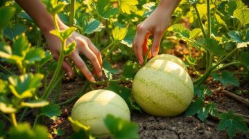 C'est le moment d'adopter cette astuce ultra simple pour des melons impeccables au potager malgré la sécheresse estivale