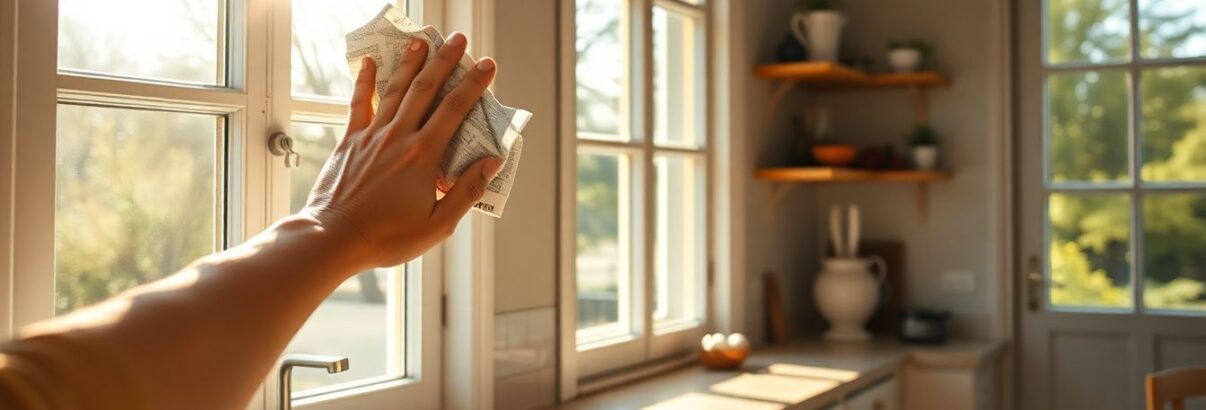 Ce geste simple avec du papier journal garde vos vitres propres 2 fois plus longtemps
