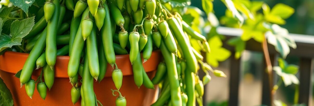 Ce haricot nain ultra rapide pousse même en pot et donne jusqu'aux premières gelées
