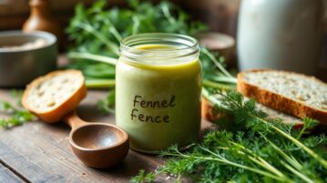 Cette astuce géniale transforme vos fanes de fenouil en sauce crémeuse sans œuf qui surpasse la mayonnaise