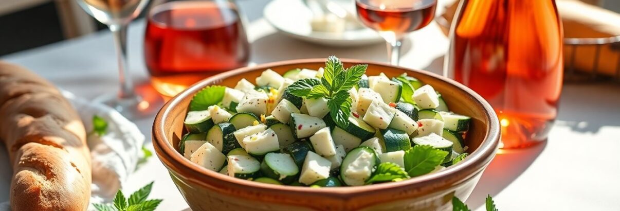 Cette salade de courgettes à la feta va révolutionner vos repas d'été