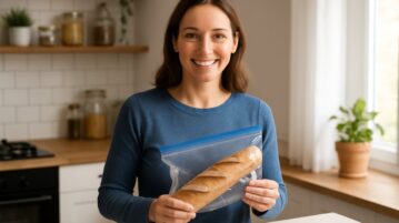 Ni papier aluminium ni sachet : l'astuce pour congeler le pain et le garder croustillant