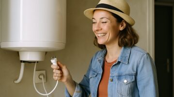 Ce qu’il faut toujours débrancher avant de partir en vacances, le chauffe-eau électrique par exemple