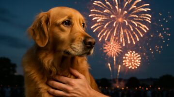 Feu d'artifice et chien : voici comment le rassurer efficacement avant le 14 juillet