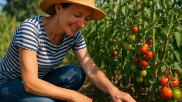 Le geste discret qu'elle fait au pied des tomates chaque matin pour doubler la production