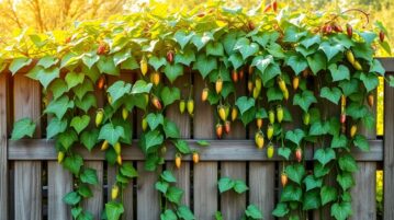 Le haricot grimpant : la solution naturelle pour habiller vos clôtures jusqu'aux gelées