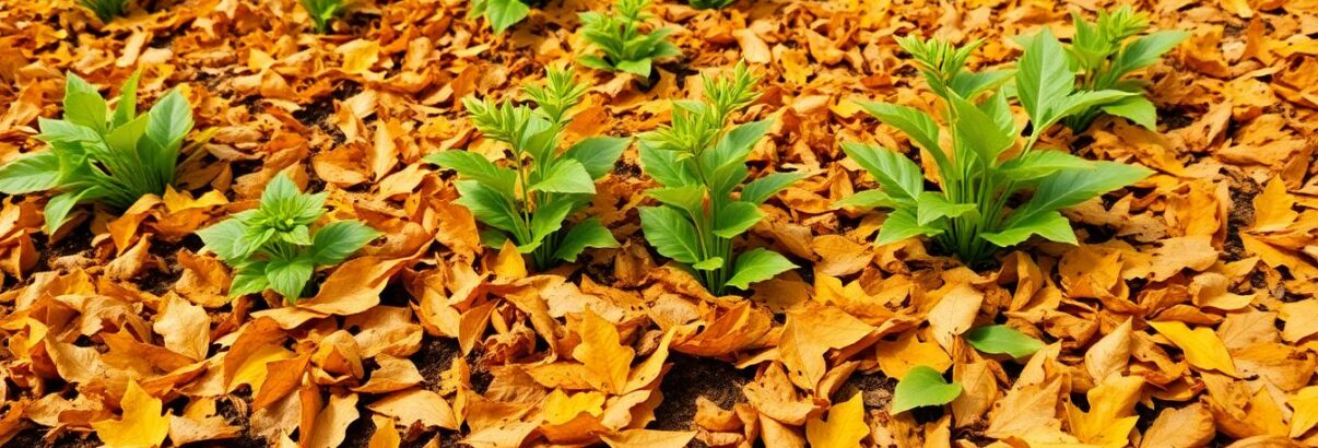 Le paillis de feuilles mortes : le secret d'un jardin sans mauvaises herbes qui retient l'eau naturellement