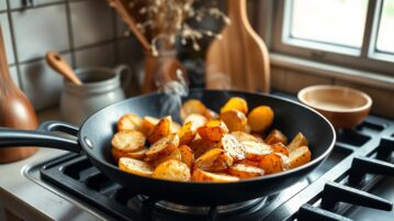 Ni four, ni friteuse : cette cuisson à la poêle fait des pommes de terre parfaites, sans gras