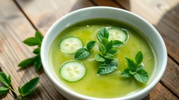 Soupe glacée concombre-menthe : la recette fraîcheur qui révolutionne vos étés en 5 minutes