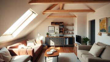 Studio mansardé : 15 astuces géniales pour transformer votre petit espace sous les toits