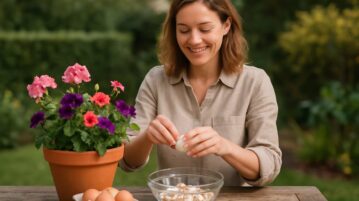 Comment transformer vos coquilles d'œufs en engrais naturel pour des fleurs éclatantes