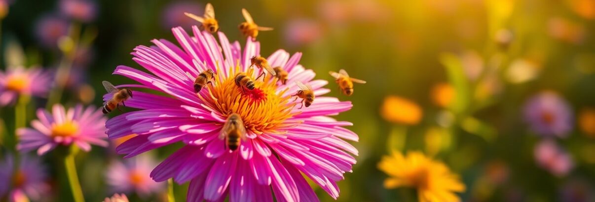 Cette fleur attire les pollinisateurs même en septembre : l'aster d'automne pour prolonger la saison