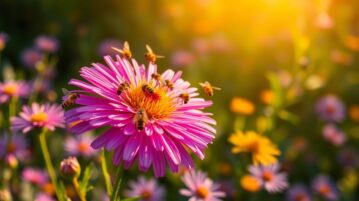 Cette fleur attire les pollinisateurs même en septembre : l'aster d'automne pour prolonger la saison