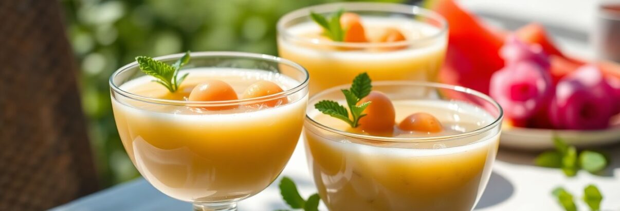 Cette soupe de melon au porto blanc transformera vos apéritifs d'été
