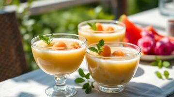 Cette soupe de melon au porto blanc transformera vos apéritifs d'été