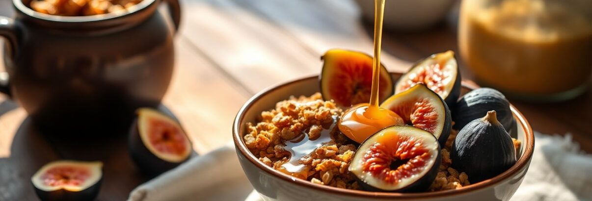 Granola maison au miel et figues fraîches : la recette gourmande qui transforme votre petit-déjeuner