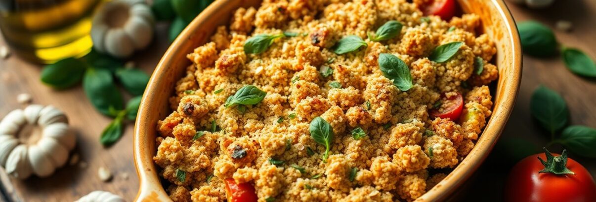 Savory Zucchini Tomato Parmesan Crumble: A Mediterranean Twist on Comfort Food