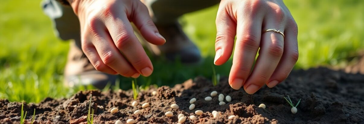 Semer une pelouse parfaite : faut-il enterrer les graines ou les laisser en surface ?