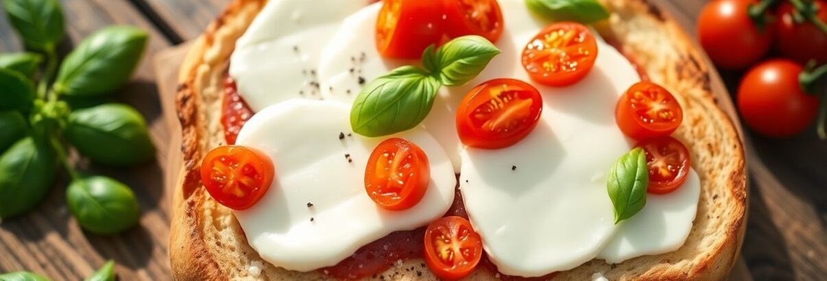 Tartine de fromage frais, tomates cerises et basilic : la recette parfaite pour l'été