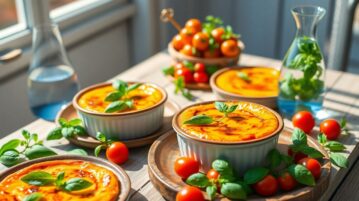 À découvrir d'urgence : cette version fraîche et express du flan aux tomates-basilic du jardin qui met le soleil dans l'assiette