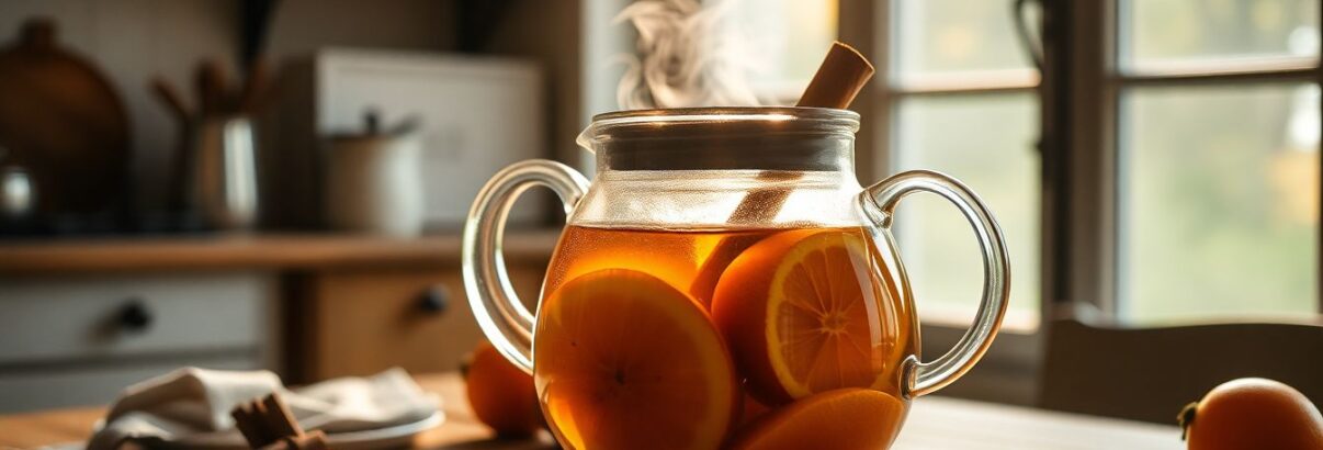 Cette infusion pomme-cannelle-orange qui embaume naturellement votre intérieur