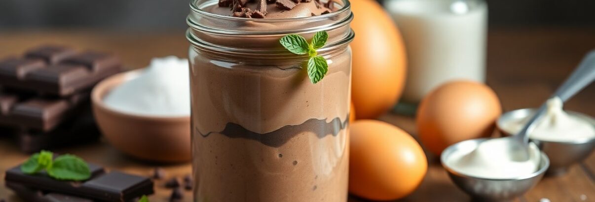 Cette mousse au chocolat révolutionnaire ne nécessite que 4 ingrédients et aucune cuisson