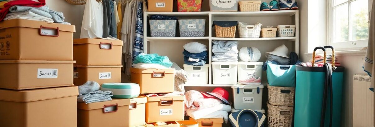 Comment stocker vos affaires d'été pour éviter les mauvaises surprises au printemps