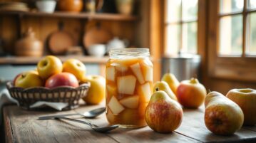 Compote pomme-poire maison : mes recettes simples qui marchent à tous les coups