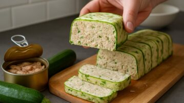 Une simple courgette + une boîte de thon : le secret d'une terrine fraîche et délicieuse qui révolutionne vos repas