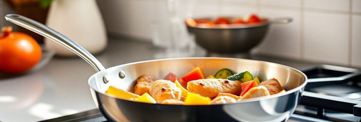 Cuisson avec une poêle en inox : 7 astuces infaillibles pour éviter que vos aliments collent