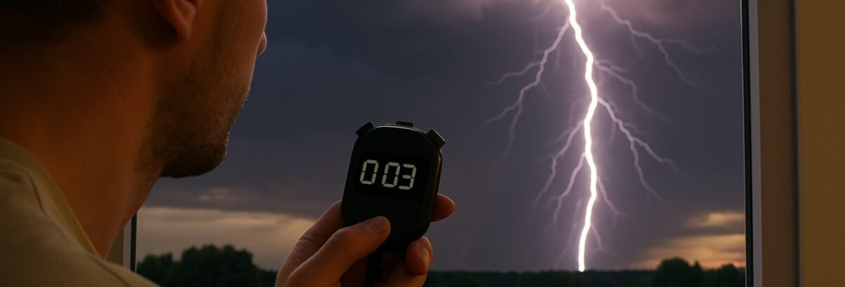 À combien de kilomètres se trouve un orage ? Voici comment calculer (simplement) la distance avec la foudre