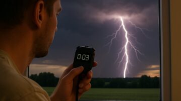 À combien de kilomètres se trouve un orage ? Voici comment calculer (simplement) la distance avec la foudre
