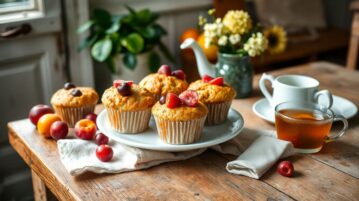 Muffins aux fruits de saison : la recette express qui révolutionne vos goûters