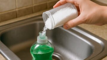 Du sel dans le liquide vaisselle : l'astuce révolutionnaire qui va transformer votre routine de nettoyage