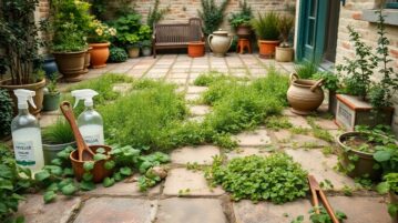 Terrasse envahie par les mauvaises herbes : 7 solutions naturelles qui marchent vraiment